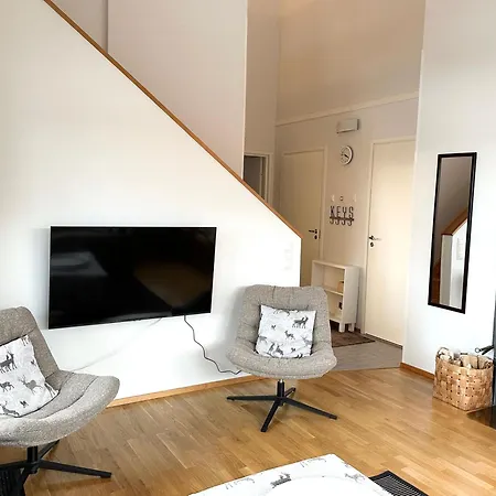 Center 3b4 - Ski-in Ski-out - Services Nearby - Ac - Fireplace - Wifi - Own Parking Place Appartement Ruka