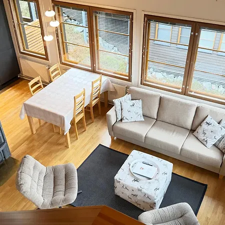Center 3b4 - Ski-in Ski-out - Services Nearby - Ac - Fireplace - Wifi - Own Parking Place * Ruka