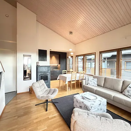 Appartement Center 3b4 - Ski-in Ski-out - Services Nearby - Ac - Fireplace - Wifi - Own Parking Place Ruka